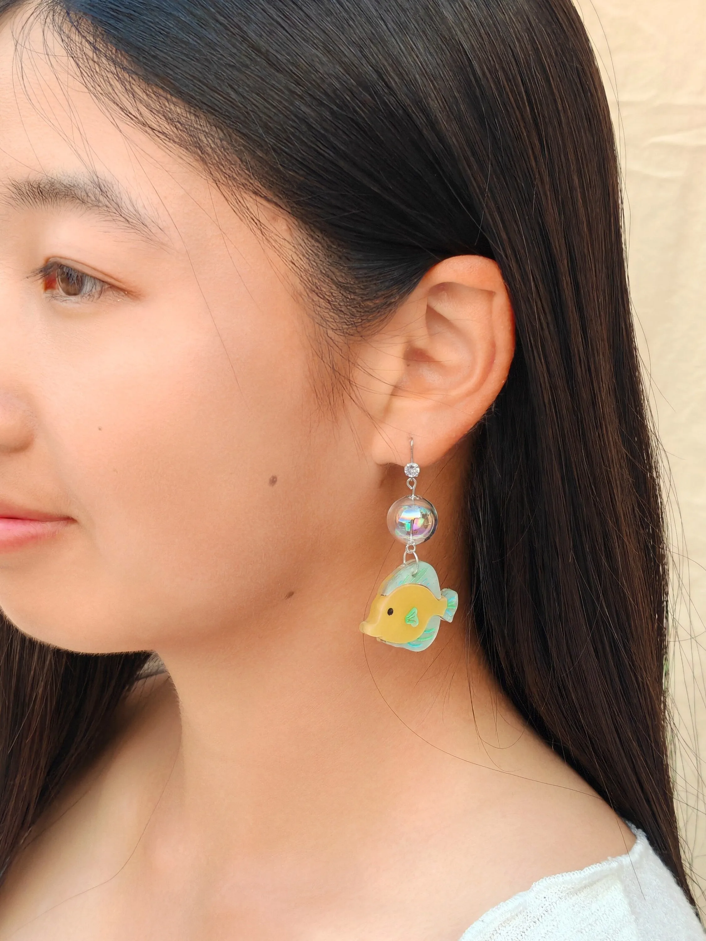 Under The Sea Mismatch Fish Earrings