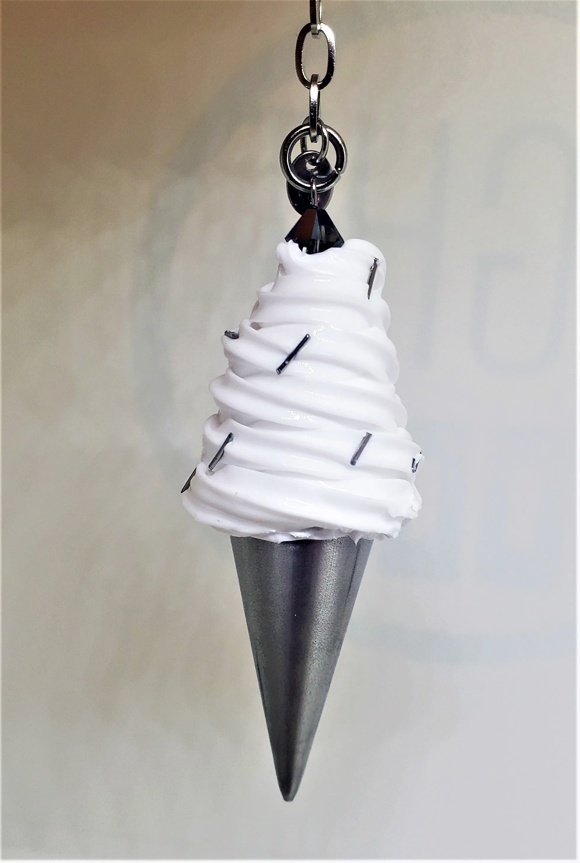 VANILLA ICE CREAM CHROME CONE ACCESSORY