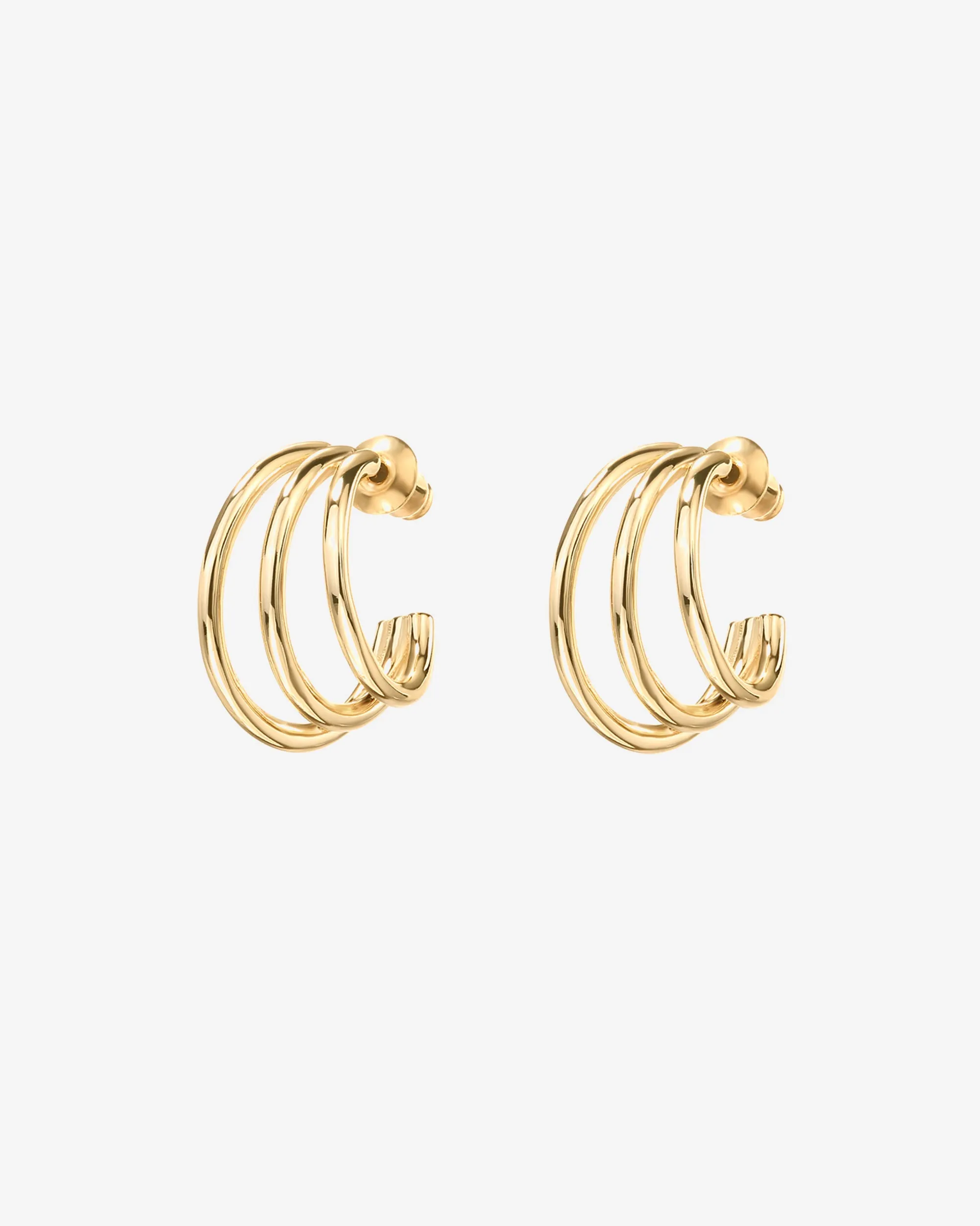 Vermeil Echo Hoops