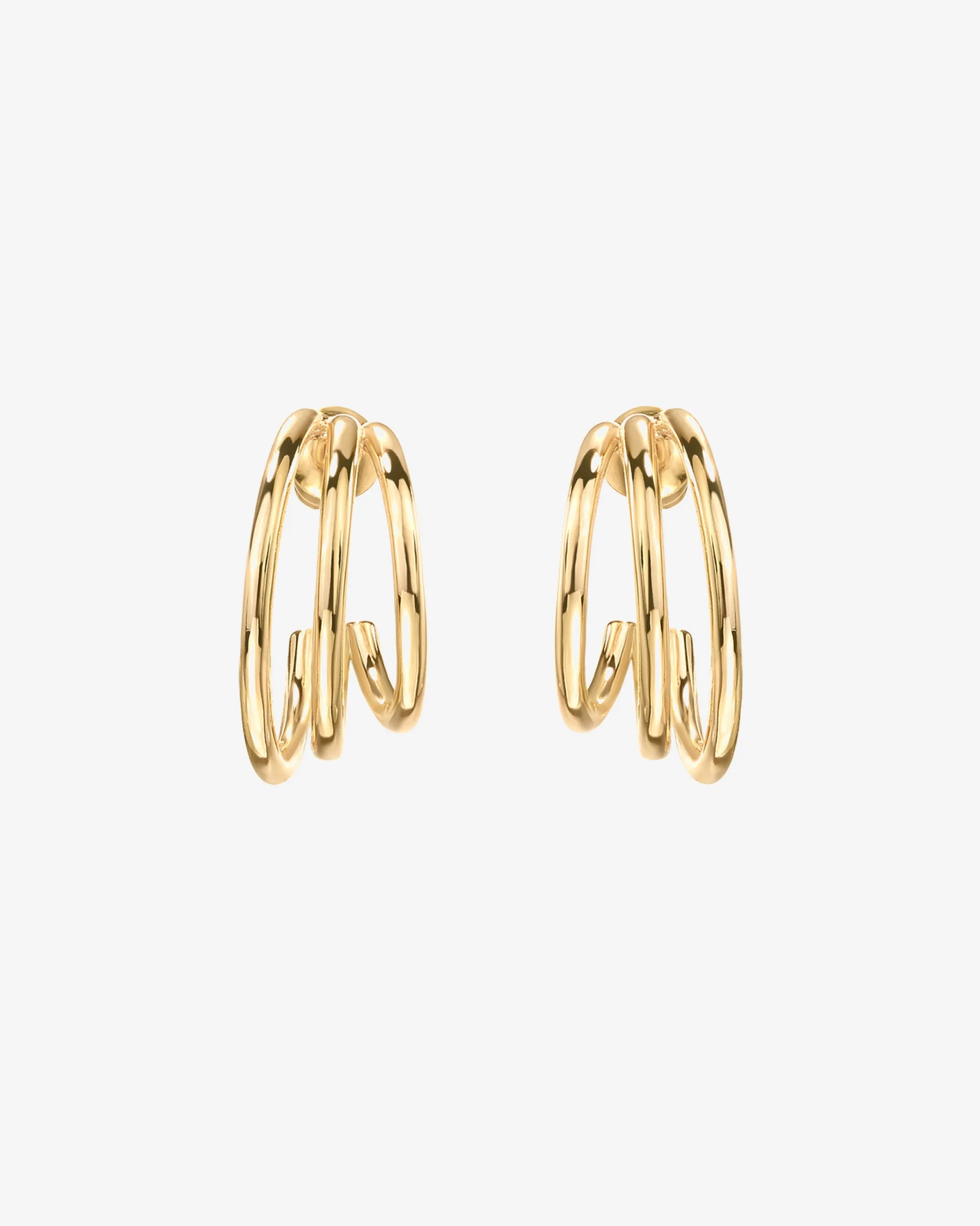 Vermeil Echo Hoops