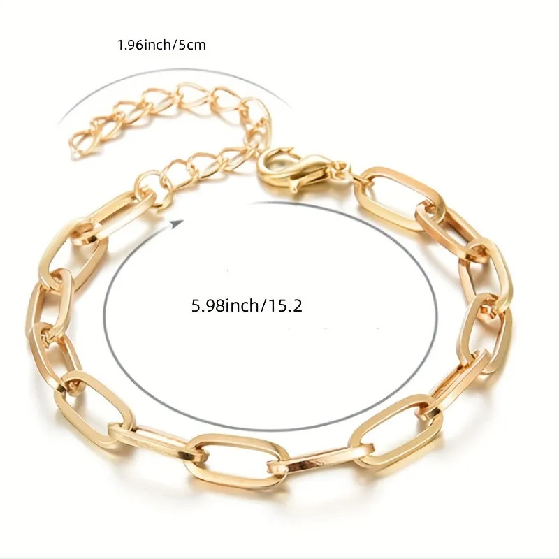 Versatile Interlocking Couple Bracelet Set