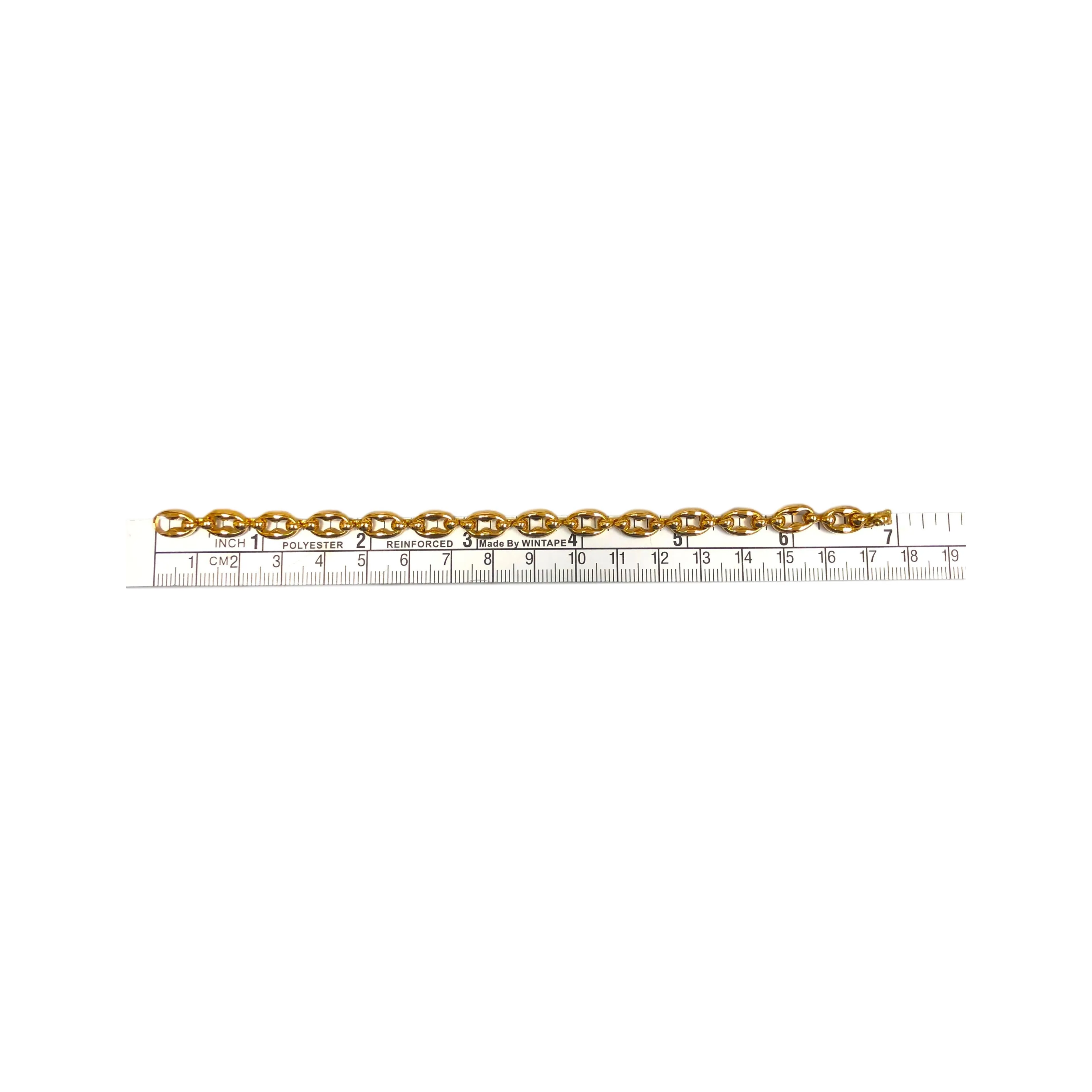 Vintage Cartier 18K Yellow Gold Open Bean Claw Link Bracelet