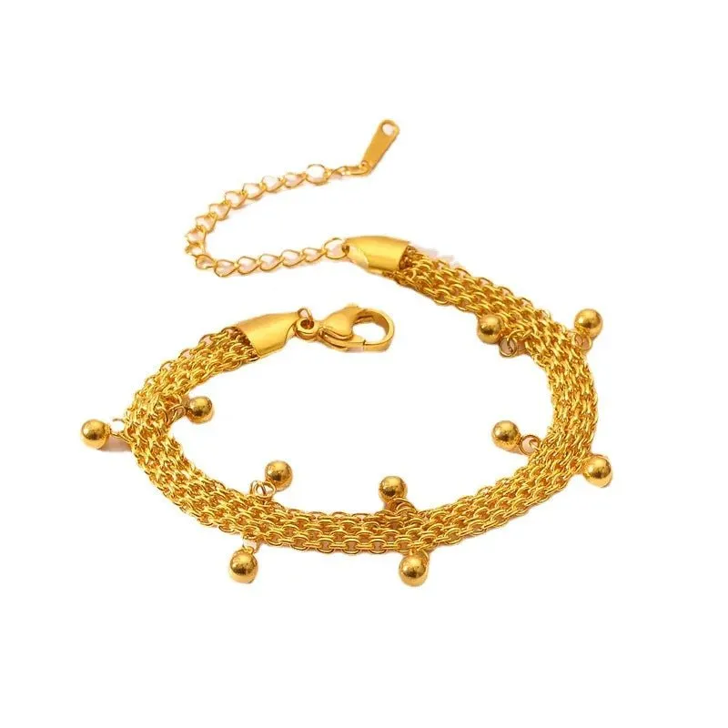 Vintage-Inspired Multilayer Chain Bracelet
