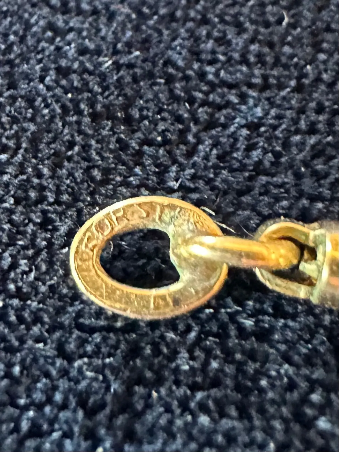 Vintage Signed FORSTNER 1/20 12k Yellow Gold Filled Snake Chain Necklace 15.75” Midcentury