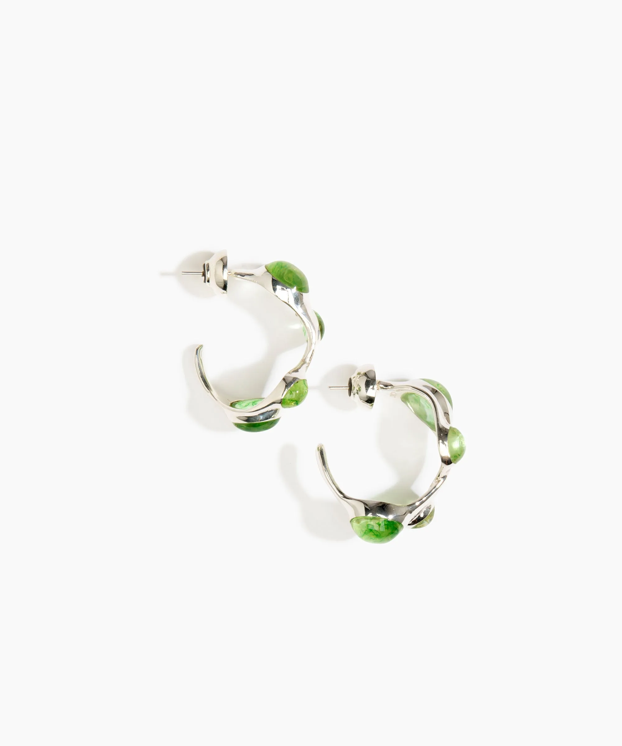 Watercolour Hoop Earrings