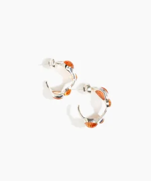 Watercolour Hoop Earrings