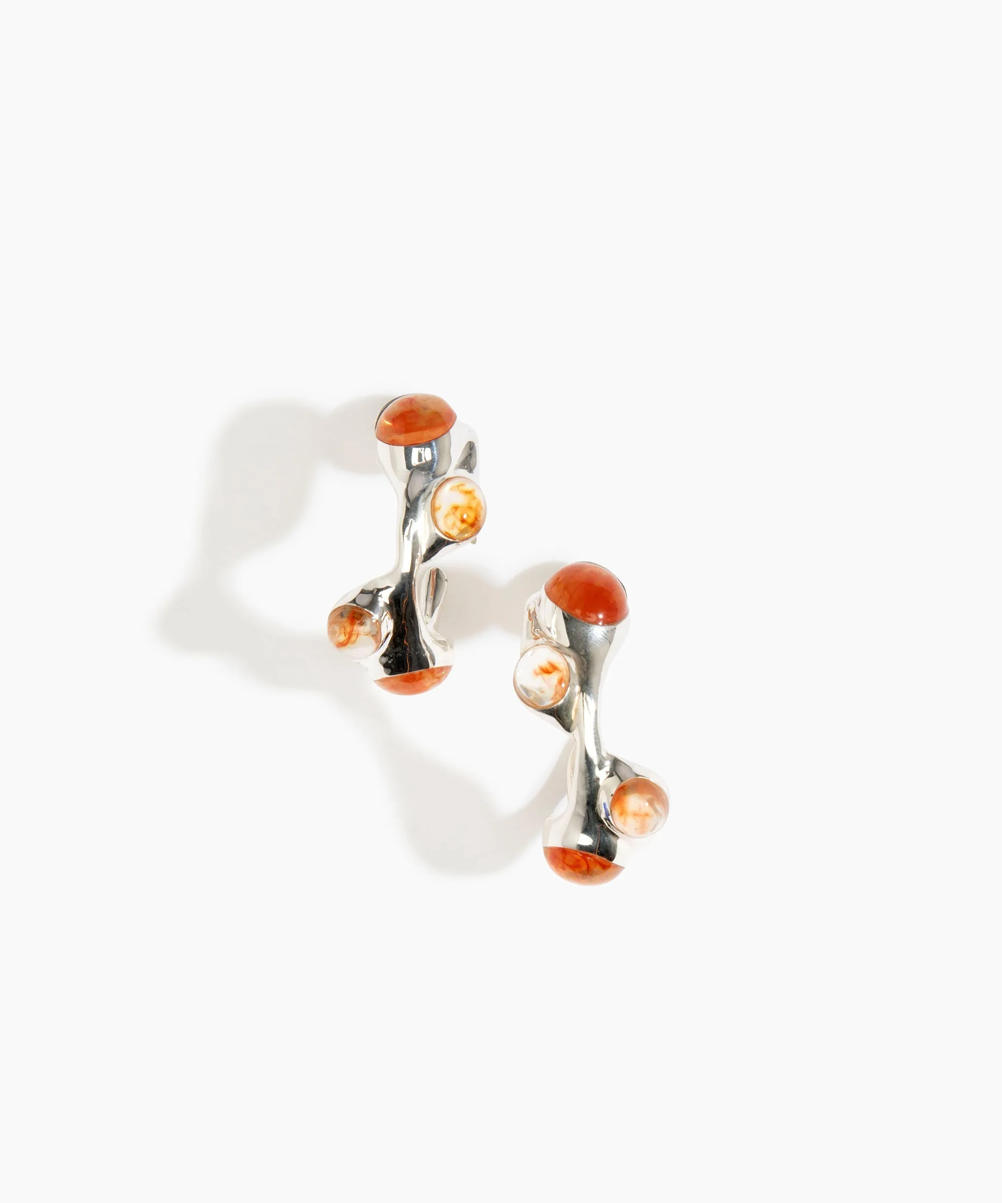 Watercolour Hoop Earrings