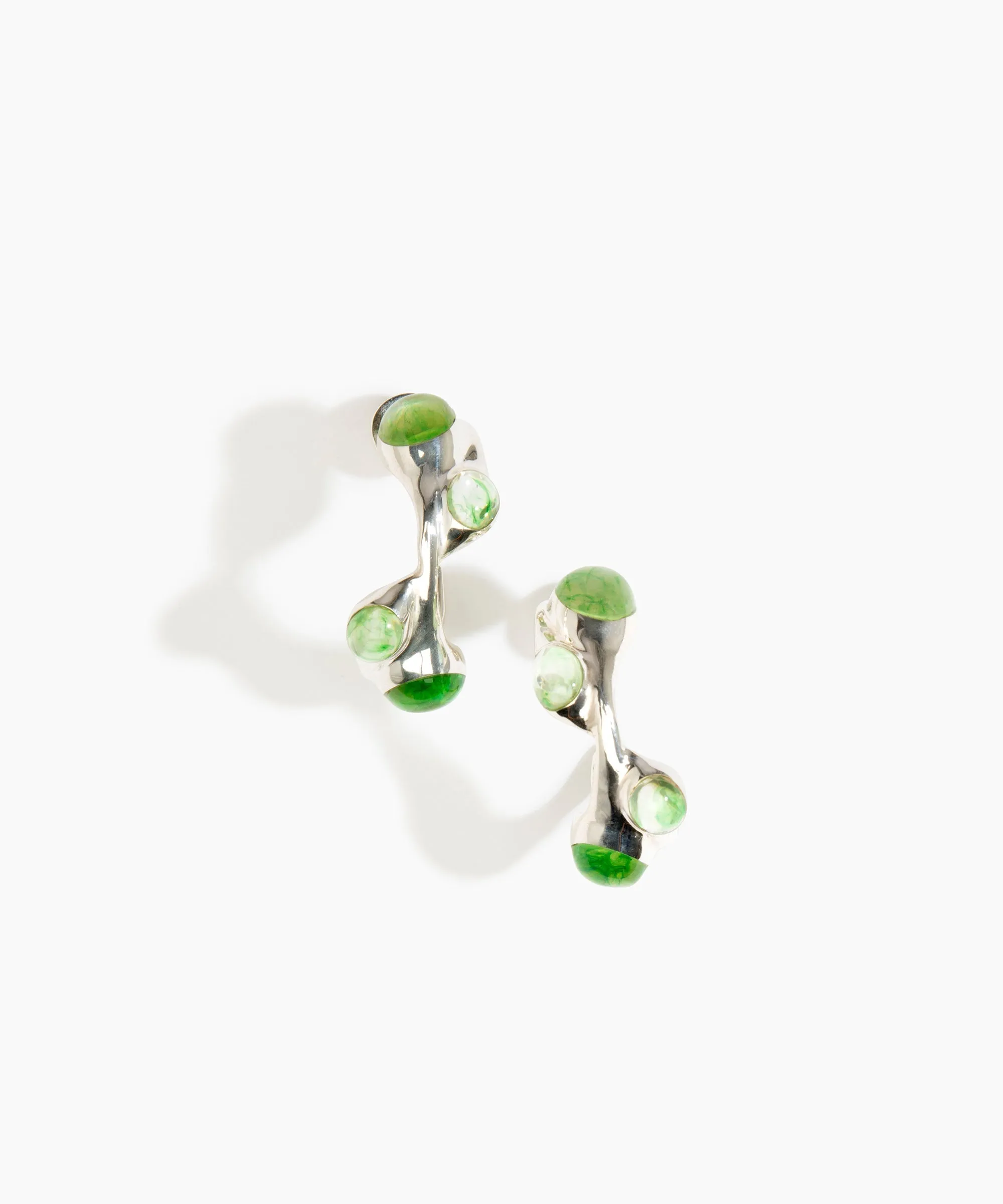 Watercolour Hoop Earrings