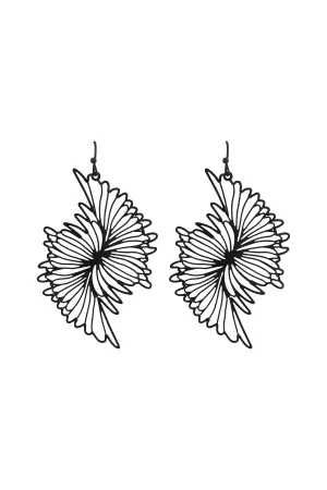 WING FILIGREE HOOK EARRINGS