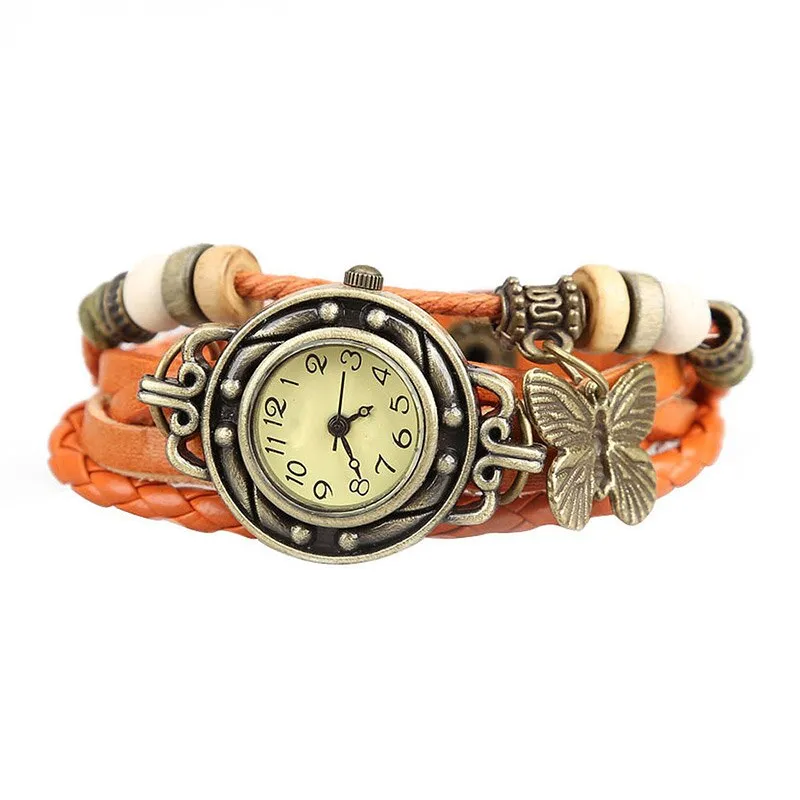Women's Retro Style Multi-Layer Bracelet Watch