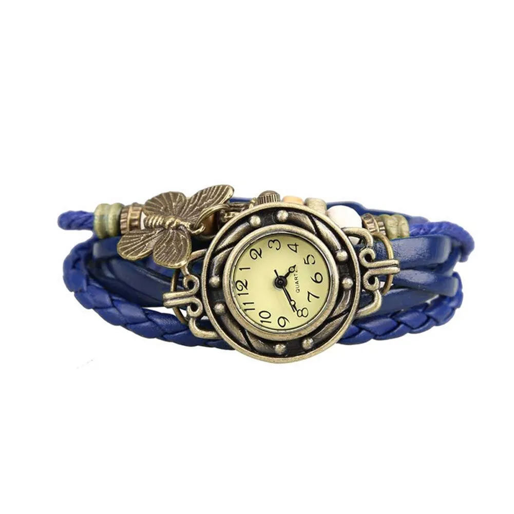 Women's Retro Style Multi-Layer Bracelet Watch