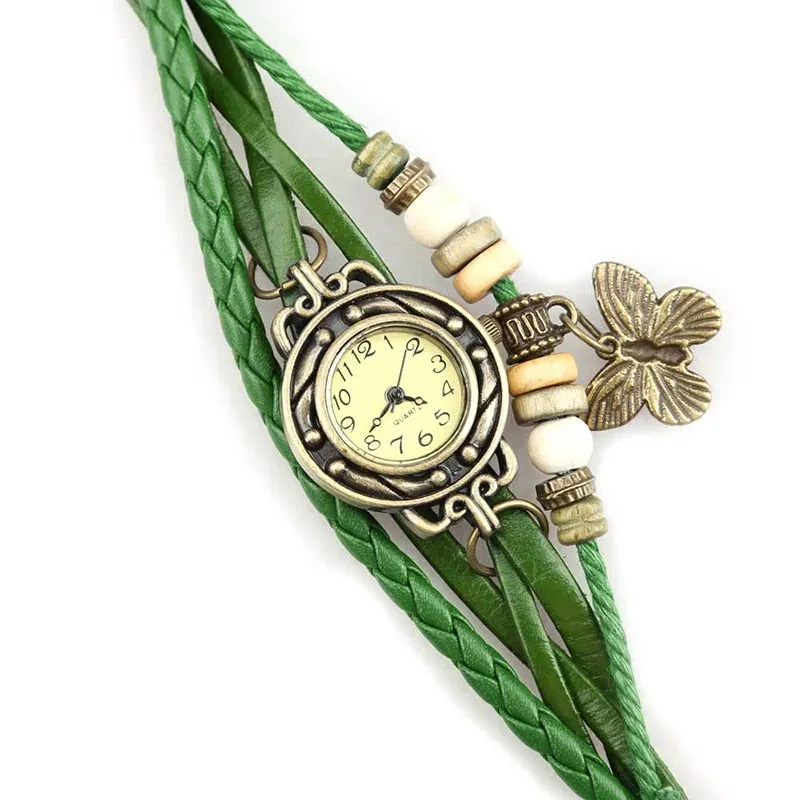 Women's Retro Style Multi-Layer Bracelet Watch