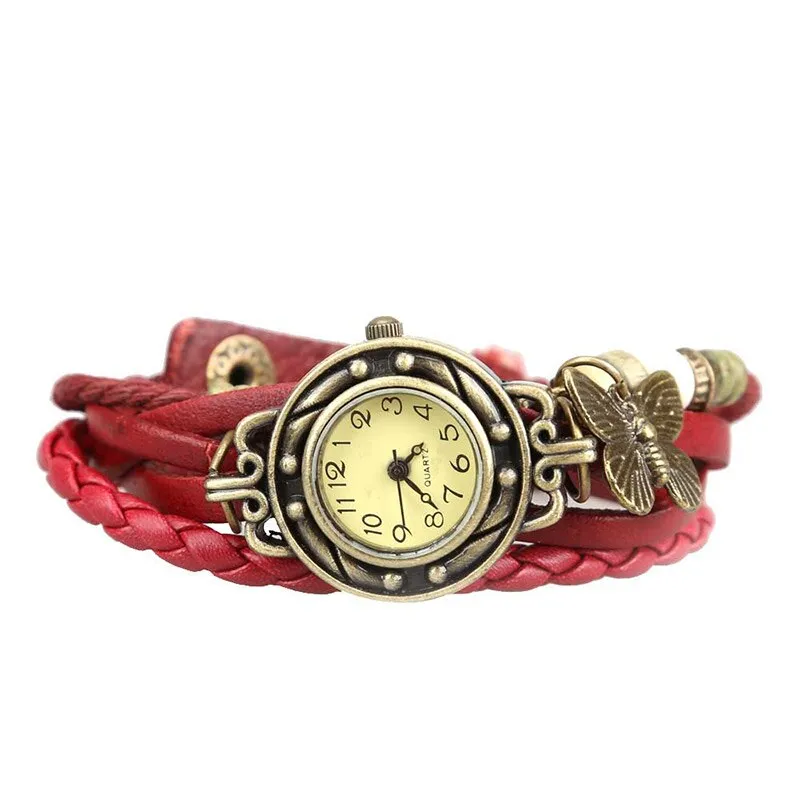 Women's Retro Style Multi-Layer Bracelet Watch