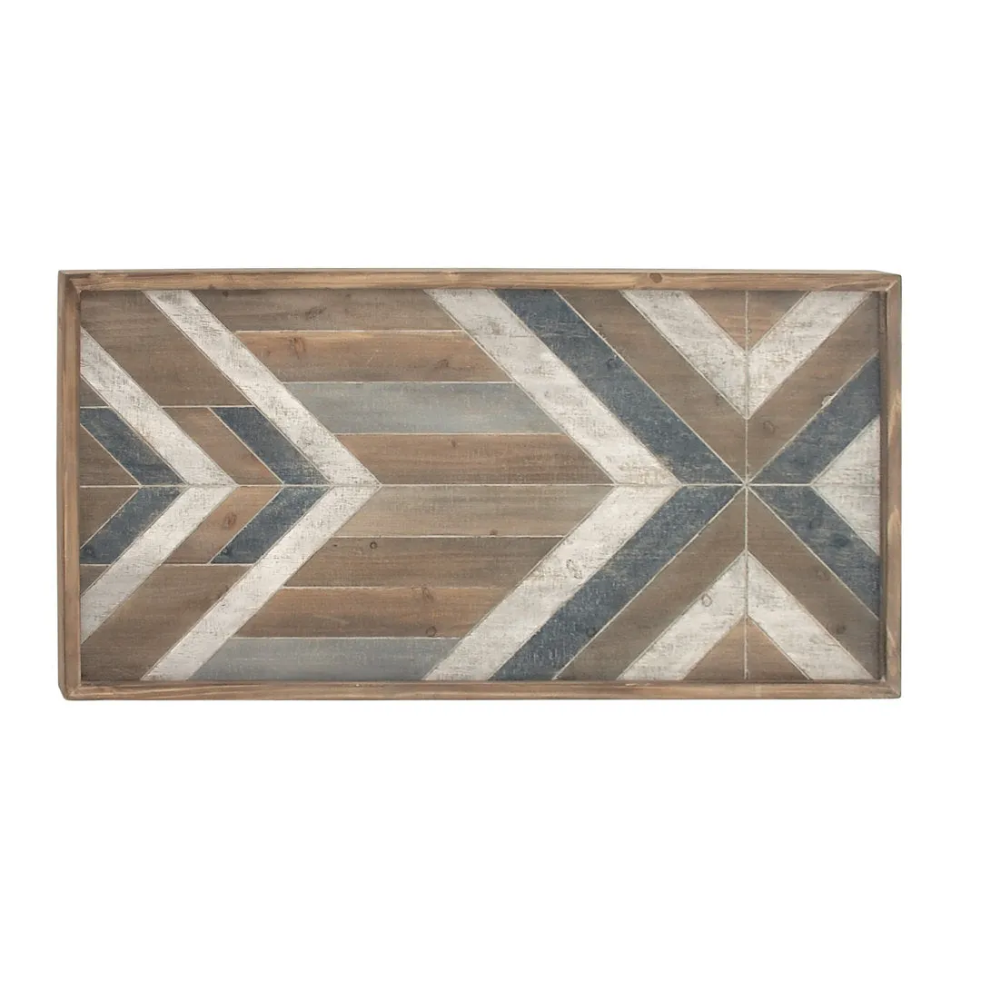 Wooden Handmade Southwestern Geometric Home Wall Decor Union Rustic
