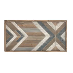 Wooden Handmade Southwestern Geometric Home Wall Decor Union Rustic