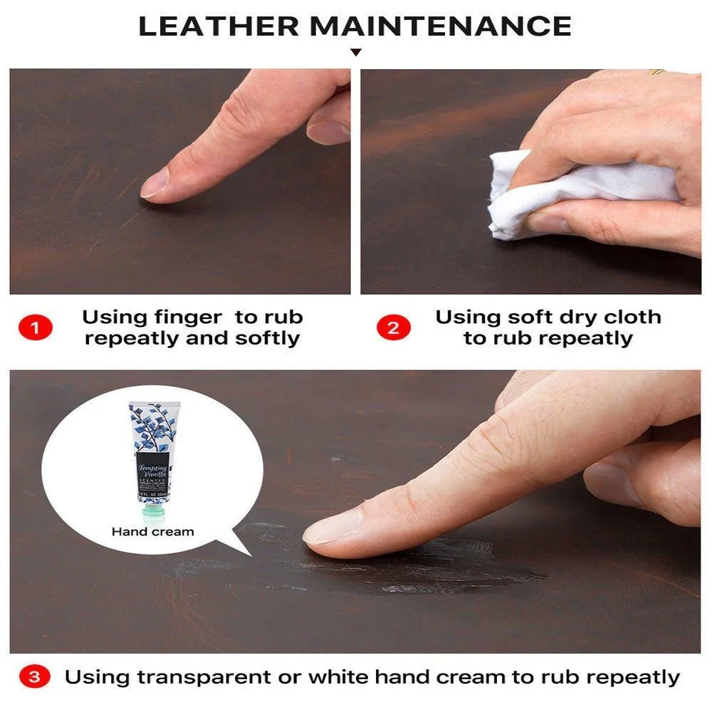 Woosir Round Shape Leather Watch Roll Case for 3 Watches