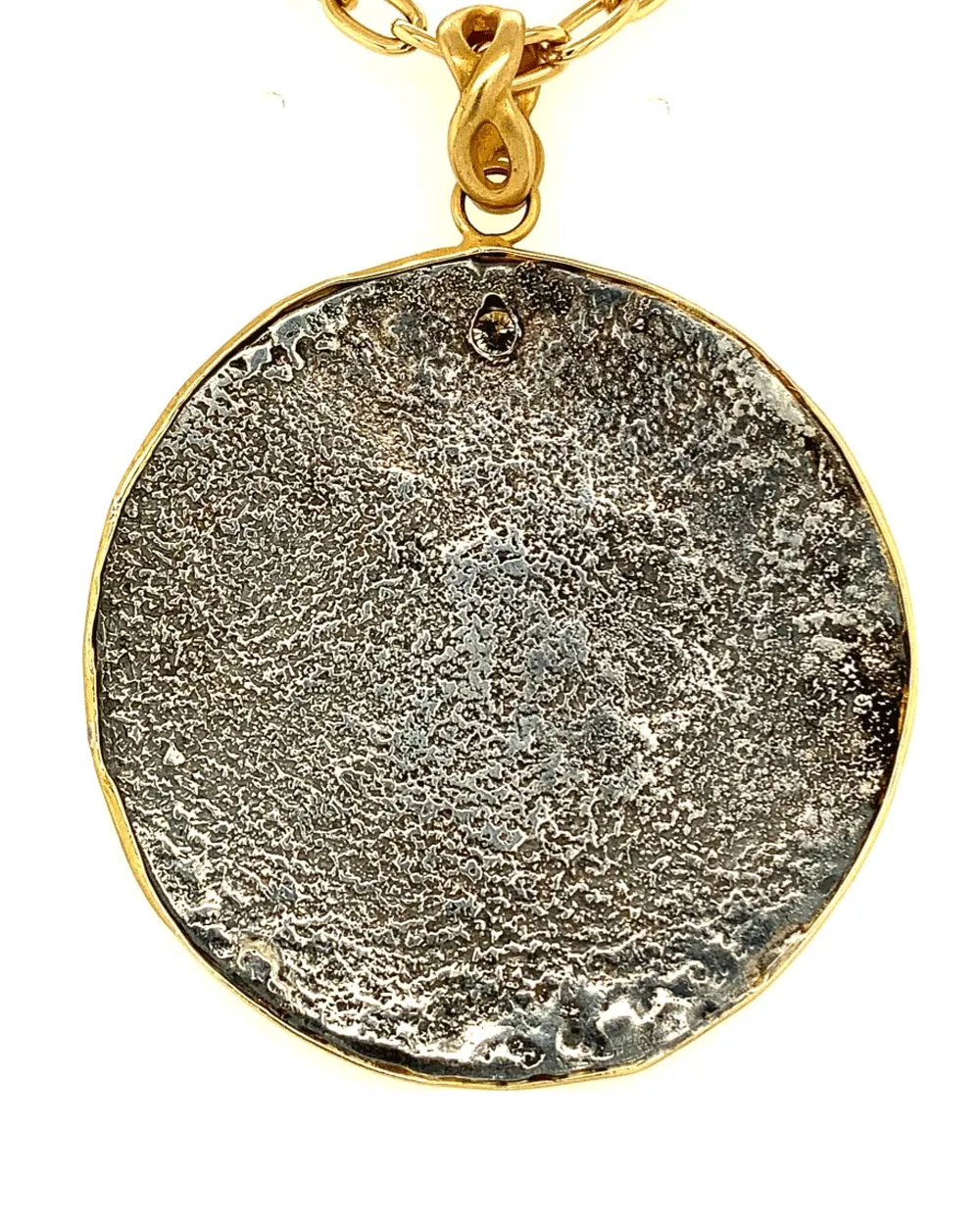 XL Flower Money Coin Pendant Necklace