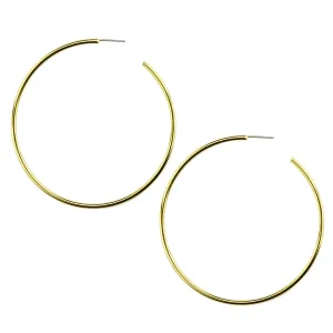 XX Large Gold Plated hoop