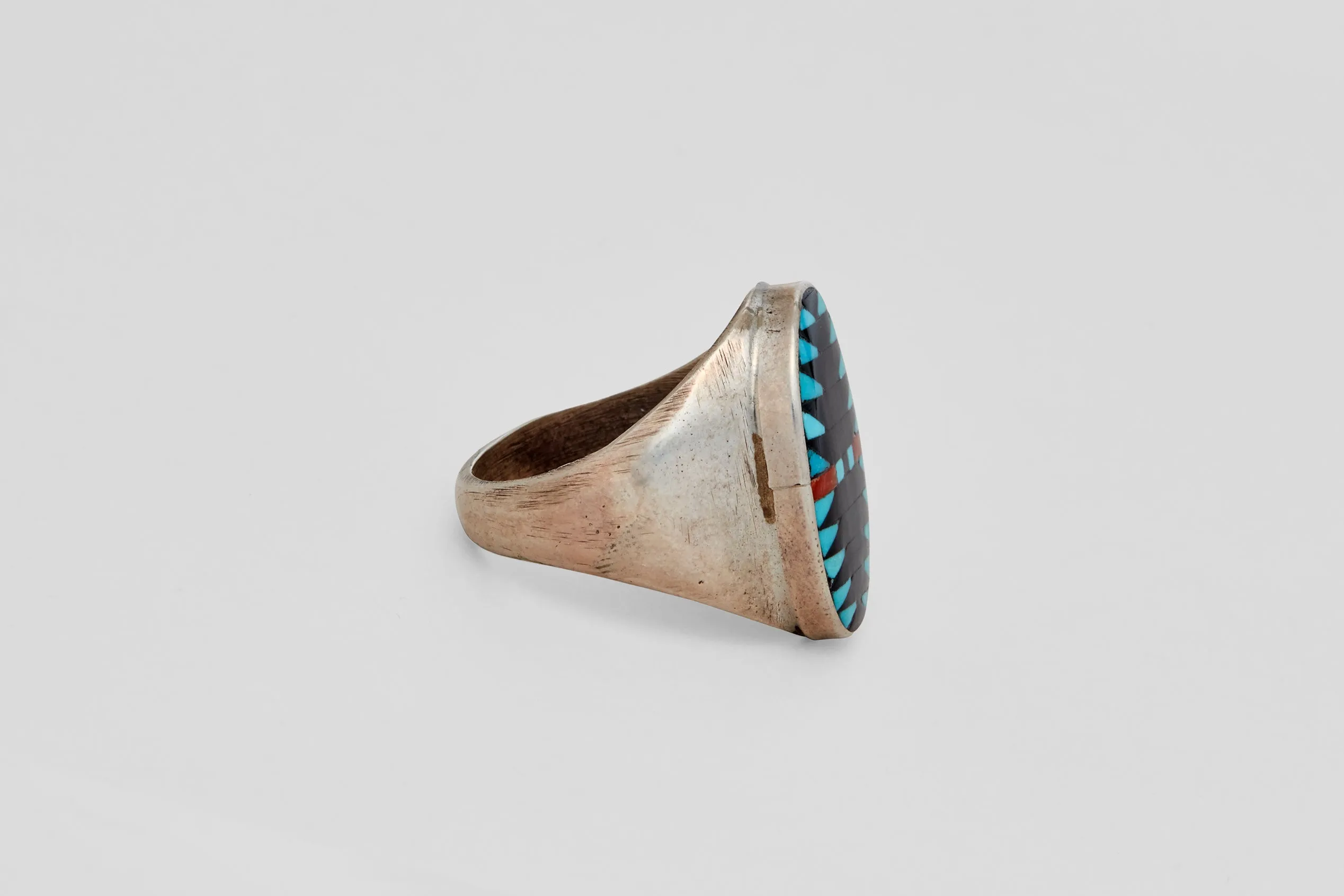 Zuni Multi Stone Inlay Ring