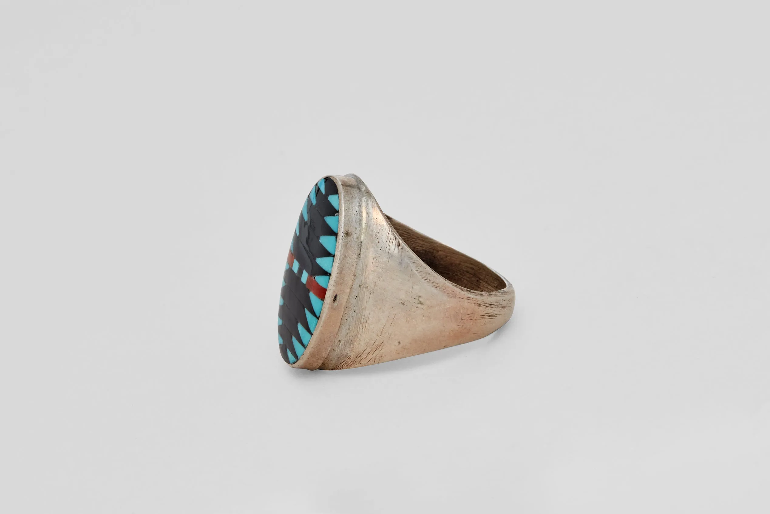 Zuni Multi Stone Inlay Ring